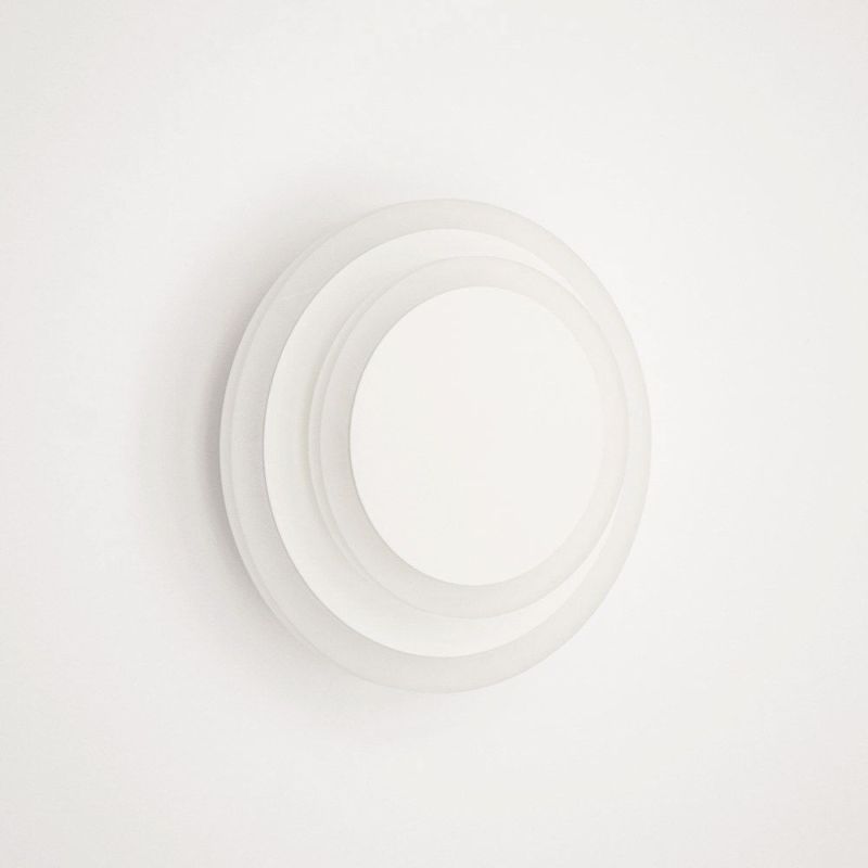 Світильник світлодіодний настінний, бра GEOMETRIA ROUND 12W WHITE