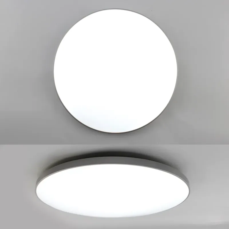 LED Світильник MOON Ø 45 см 70 Вт білий з срібним
