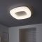 Стельовий LED світильник Schuller із основою coffee 47×47 см