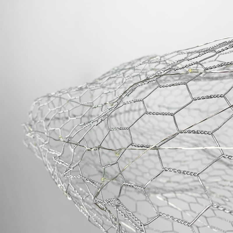 Декоративна люстра-хмаринка LED CLOUD у срібному корпусі 100х50 см