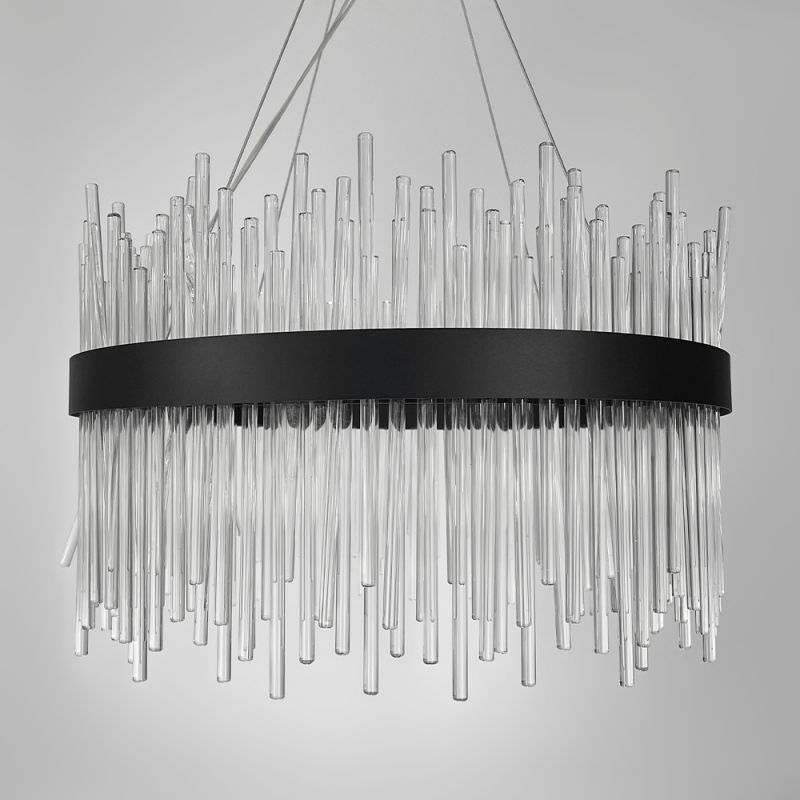 Розкішна люстра COLISEUM BLACK Ø 80 см