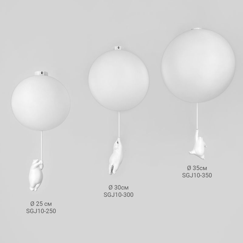 Світильник серії Bear Balloons Flush Mount Ø 30 см