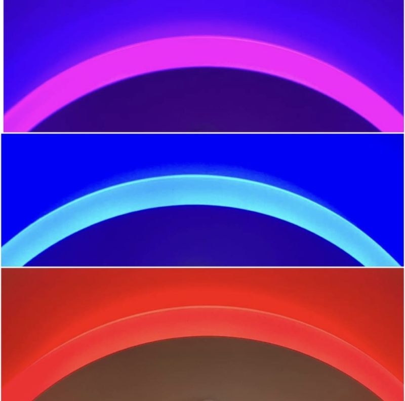 Стельова люстра LED WH з RGB підсвіткою