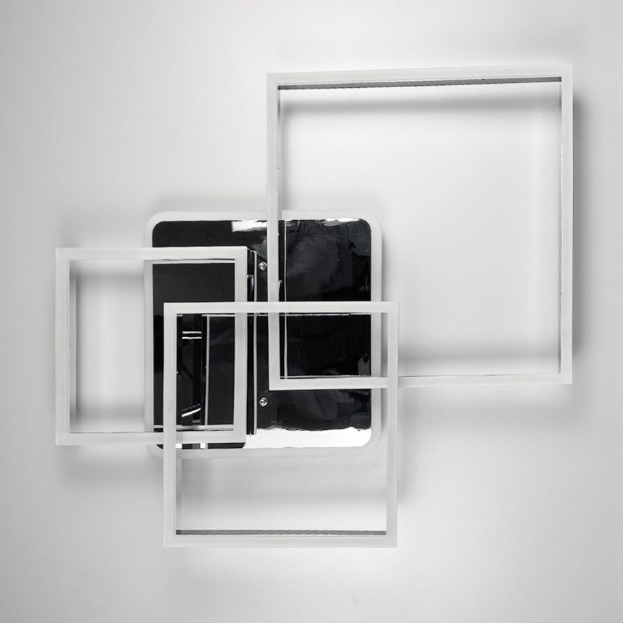 Світлодіодна люстра Ideal Lux Frame у хромованому корпусі