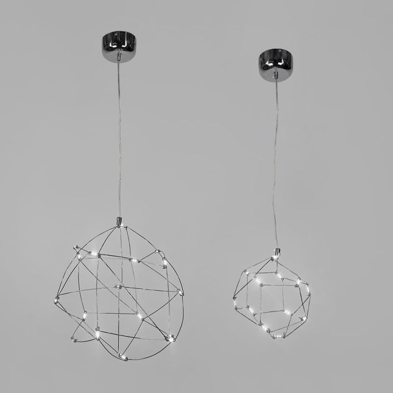 Led-світильник із підвісною каркасною конструкцією Ø20х30 см 