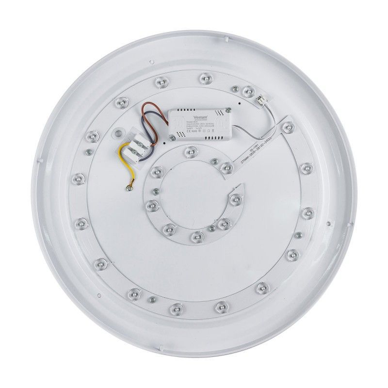 LED Світильник GRILL матовий 24W Ø 32 см діаметр 4000К без пульта чорний