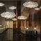 Декоративна люстра-хмаринка LED CLOUD у срібному корпусі 100х50 см