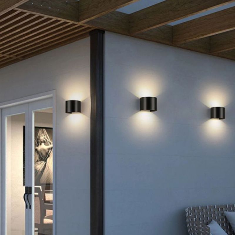 Архітектурний фасадний LED світильник ECLIPSE-R 12W IP65 чорний