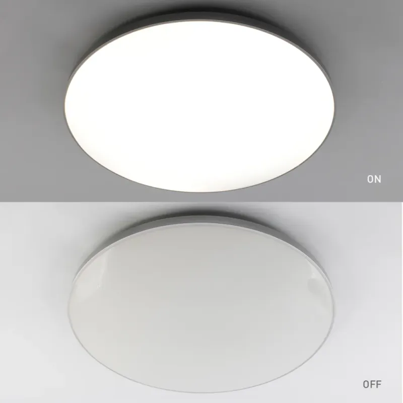 LED Світильник MOON Ø 45 см 70 Вт білий з срібним