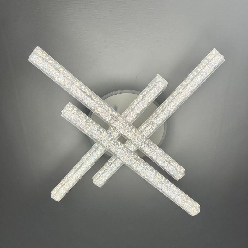 LED люстра з кольоровою підсвіткою ICEBERG LINE RGB 60W 4L WHITE/ICE