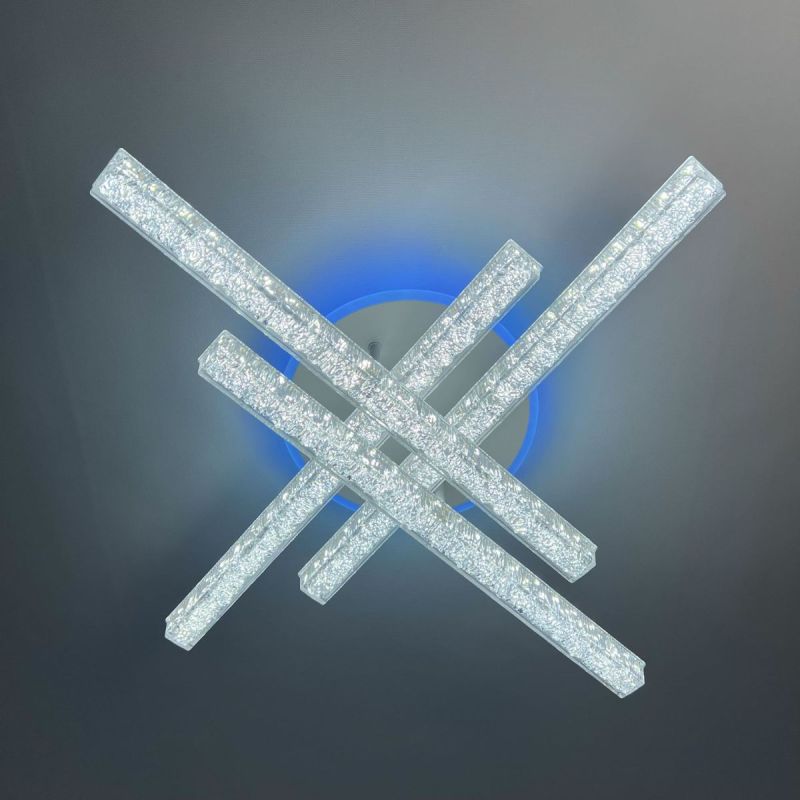 LED люстра з кольоровою підсвіткою ICEBERG LINE RGB 60W 4L WHITE/ICE