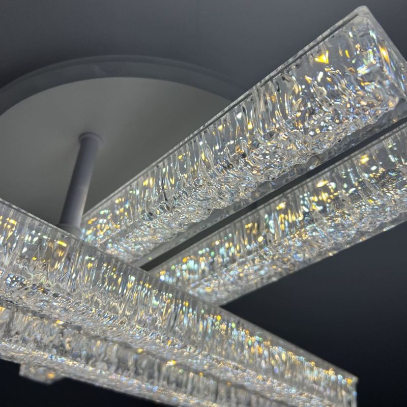 LED люстра з кольоровою підсвіткою ICEBERG LINE RGB 60W 4L WHITE/ICE
