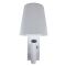 LED настінний світильник UMBRELLA USB+TYPE-C  3W 4200K IP20 білий